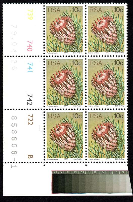 RSA 1979/04/26 3rd Definitive issue 10c Control Blocks Pane B