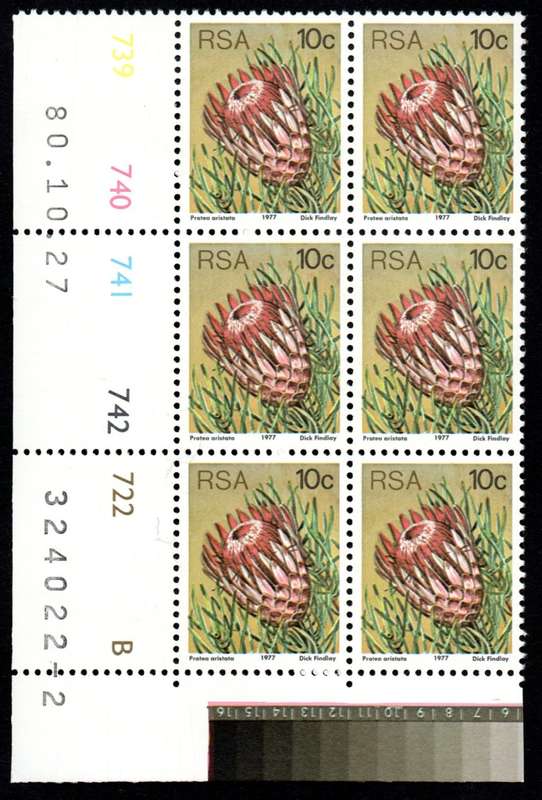 RSA 1980/10/27 3rd Definitive issue 10c Control Blocks Pane B