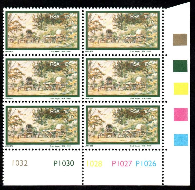 RSA 1976/02/20 Birth Centenary of Erich Mayer 10c Control Blocks