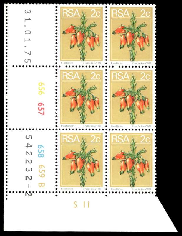 RSA 1975/01/31 2nd Definitive issue 2c Control Blocks Pane B