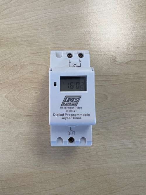 7 Day Digital Geyser Timer - Hellermann Tyton