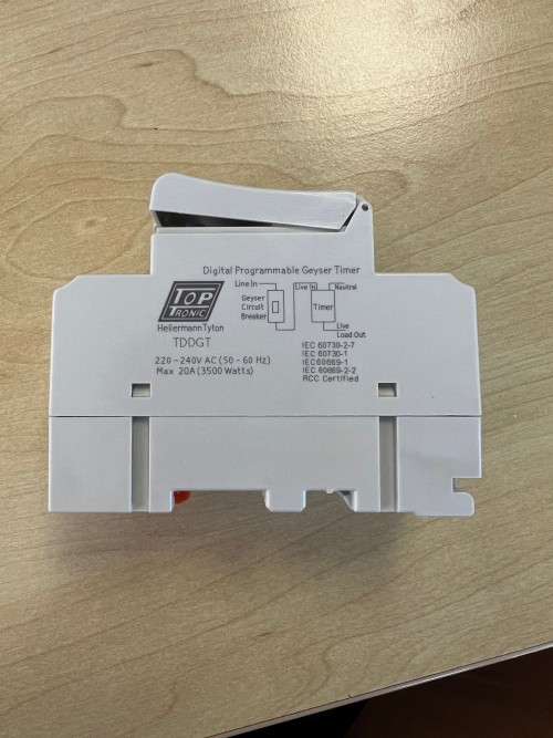 7 Day Digital Geyser Timer - Hellermann Tyton