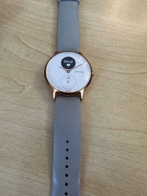 Withings Steel with Heart Rate function, rose gold version