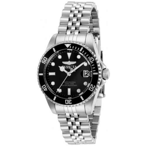 INVICTA Lady Pro Diver 34mm Silver Tone Watch