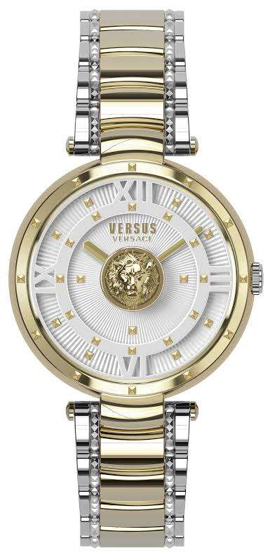 Women`s Versus Versace Medusa Moscova Two Tone Watch