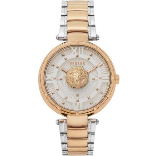 Women`s Versus Versace Medusa Moscova Two Tone Watch