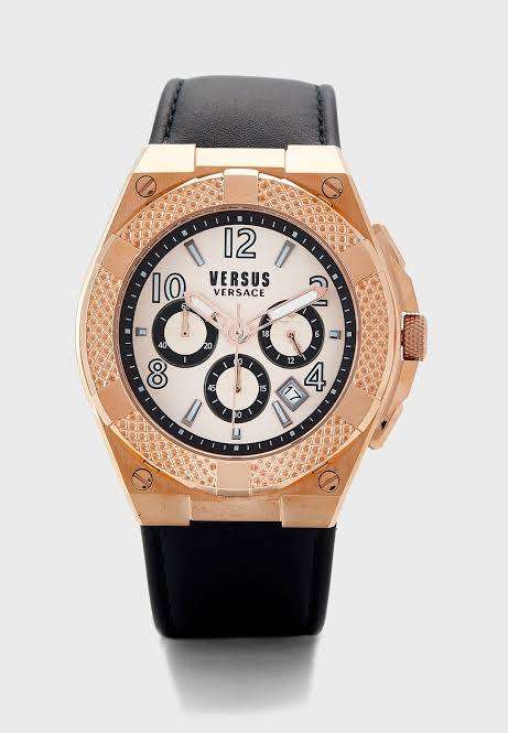 Versus Versace Esteve Black Leather