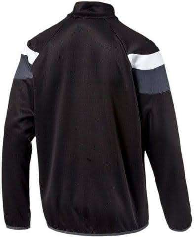 Men`s Puma Sweatshirt Spirit II 1/4 Zip Training Top Black 654657 - Size Extra Large