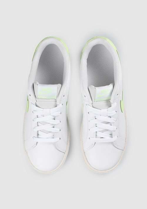 Nike Women`s Court Royale White/Lime 749867-121 - Size 3