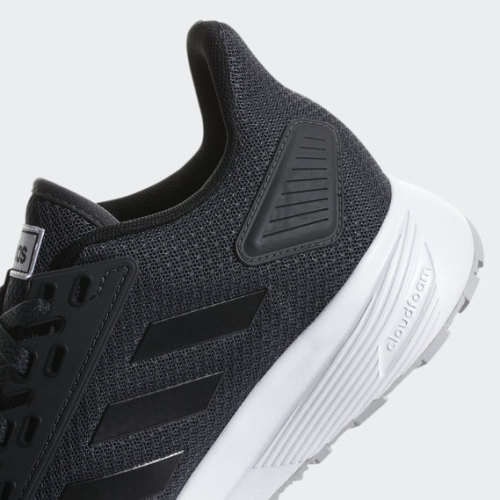 Women`s ADIDAS Duramo 9 Shoes Carbon/Core Black/Grey Two F17 B75990 - Size 4