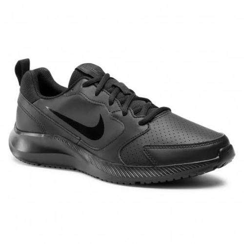 Men`s Nike Todos Authentic Leather Casual Shoes Black BQ3198-001 - Size 7
