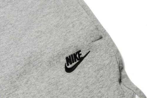 Men`s Nike Sportswear Big Swoosh Track Pants Grey/White/Black BQ6467-063 - Size Medium