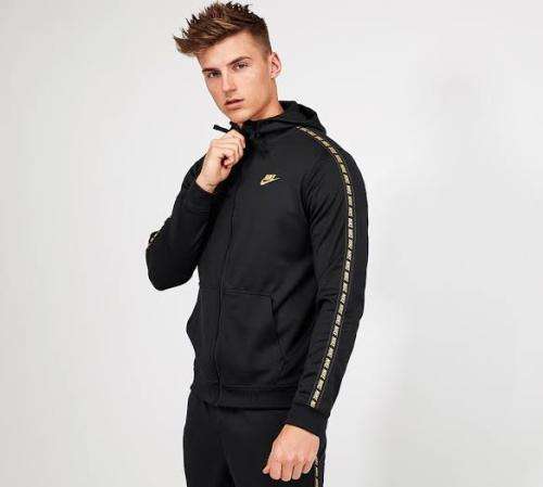 Men`s Nike NSW Repeat Hoodie Black AR4911-011 - Size Medium