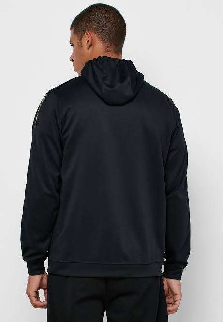 Men`s Nike NSW Repeat Hoodie Black AR4911-011 - Size Medium