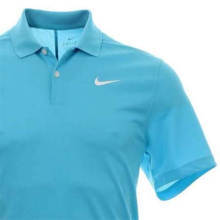 Men`s Nike Golf Dri-Fit Victory Polo T-Shirt Blue Fury BV0354-486 - Size Large
