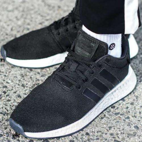 Men`s ADIDAS Originals NMD_R2 Sneakers Black CQ2402 - Size 12