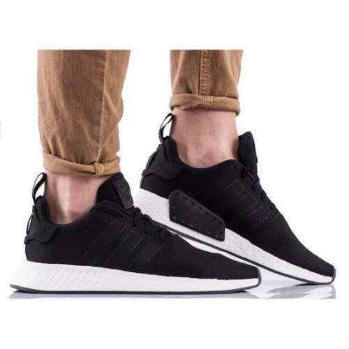 Men`s ADIDAS Originals NMD_R2 Sneakers Black CQ2402 - Size 12