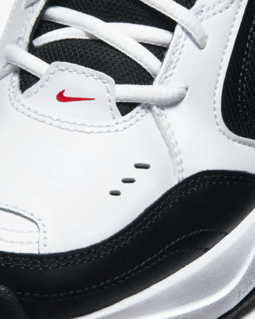 Men`s Nike Air Monarch IV Training Shoe White/Black 415445-101 - Size 8