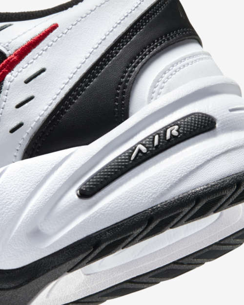 Men`s Nike Air Monarch IV Training Shoe White/Black 415445-101 - Size 8