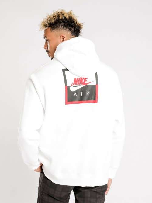 Men`s Nike Air Sportswear PO Hoodies White CT7172-100 - Size Medium