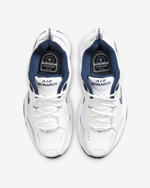 Men`s Nike Air Monarch IV Training Shoe White 4155445-102 - Size 7