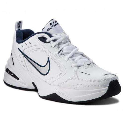 Men`s Nike Air Monarch IV Training Shoe White 4155445-102 - Size 7