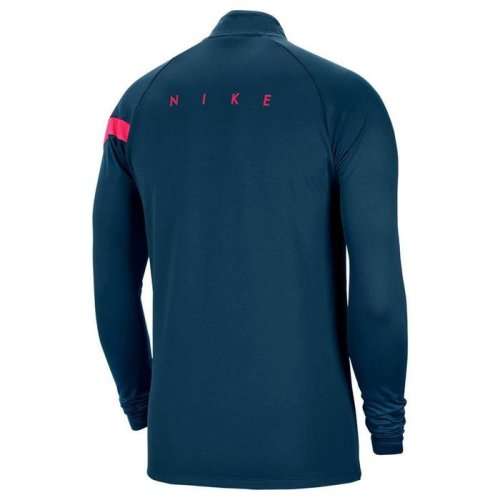 Nike Men`s Dri-Fit Academy Long Sleeve Football T-shirt Navy BV6916-432 - Size Medium