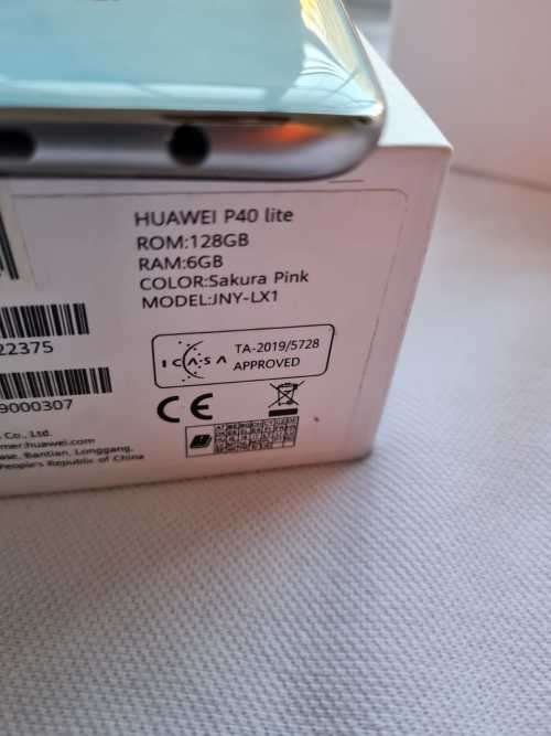 Brand New Huawei P40 Lite 128GB Single SIM - Sakura Pink (Open Box)