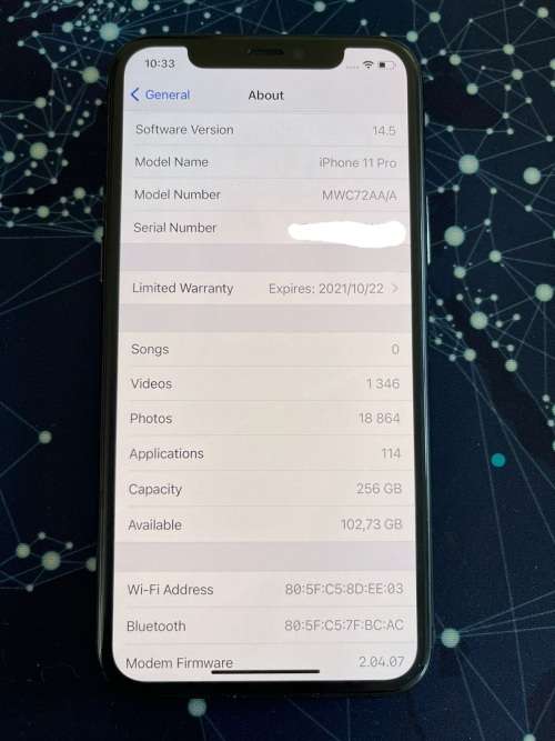 Apple iPhone 11 Pro 256GB - Space Grey