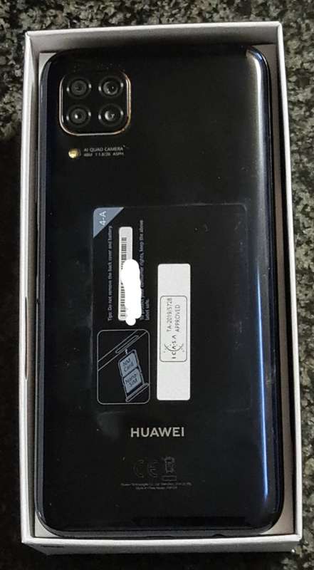 Brand New Huawei P40 Lite 128GB Single SIM - Midnight Black (Open Box)