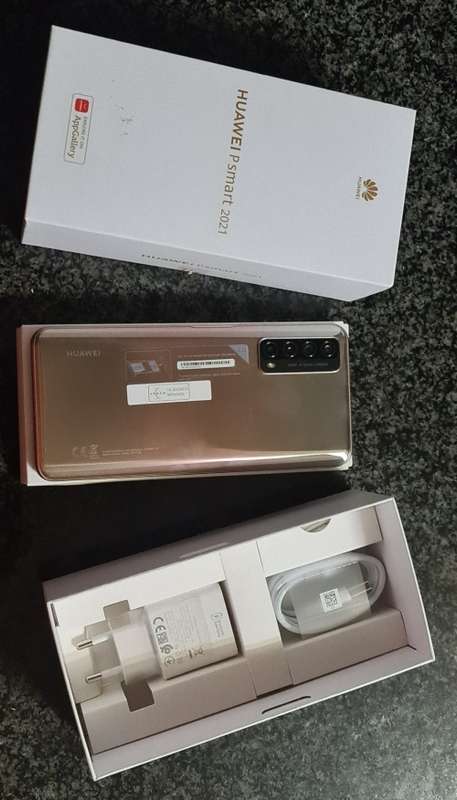 Brand New Huawei P Smart 2021 128GB Single SIM - Blush Gold (Open Box)