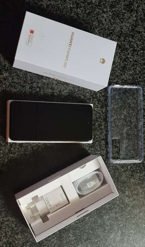 Brand New Huawei P Smart 2021 128GB Single SIM - Midnight Black (Open Box)
