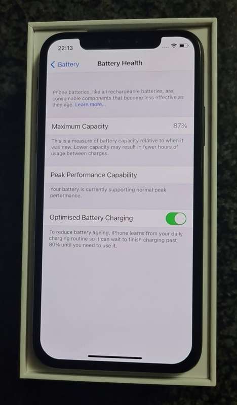 Apple iPhone X 256GB - Black