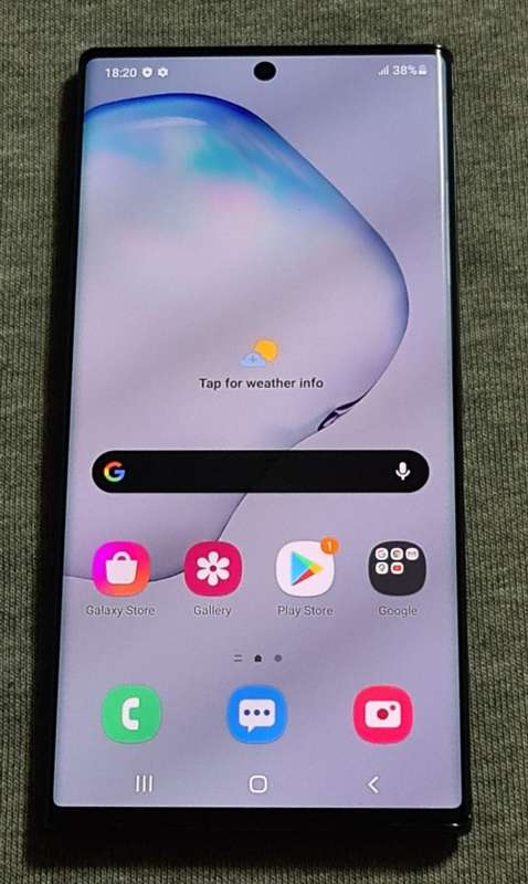 Samsung Galaxy Note 10+ 256GB Single SIM - Aura Black (No Box)
