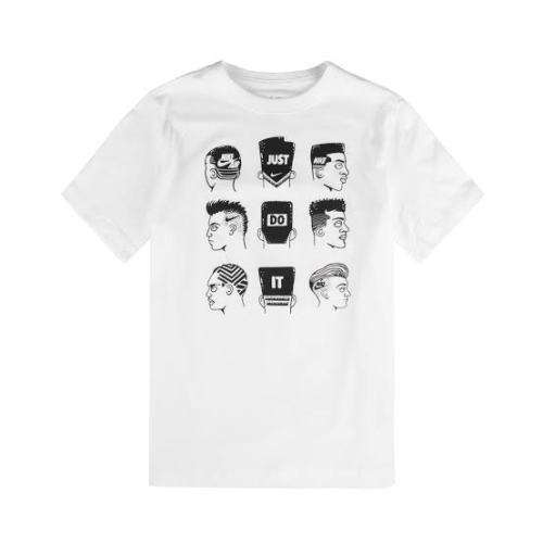 Nike Sportswear Just Do It Haircut T-shirt White CI6263-100 - Size Large