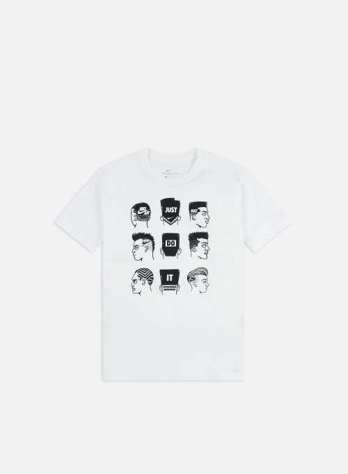 Nike Sportswear Just Do It Haircut T-shirt White CI6263-100 - Size Large