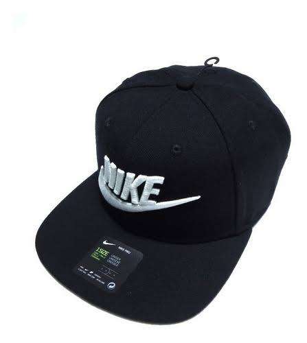 Original UNISEX Nike Pro Vintage Snapback Hat Adjustable Black Cap CI2659 010 - One Size Fits All