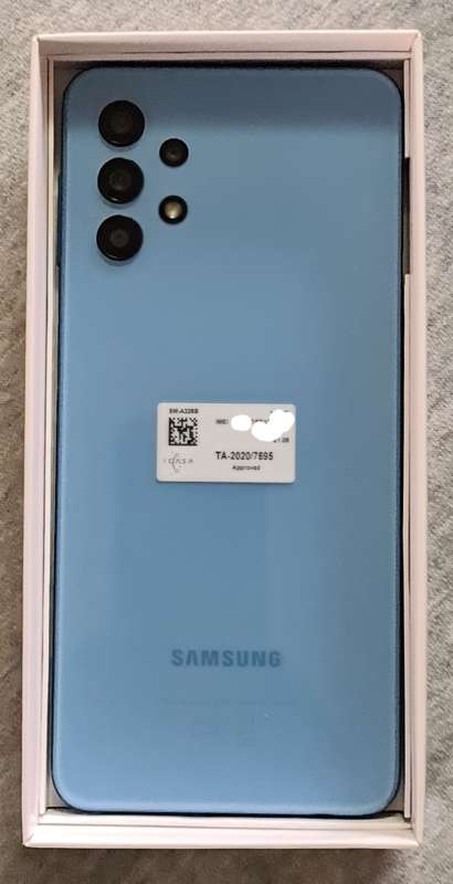 Brand New Samsung Galaxy A32 5G 128GB 2021 Single SIM - Awesome Blue (Open Box)