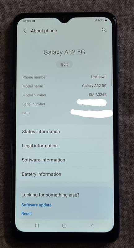 Brand New Samsung Galaxy A32 5G 128GB 2021 Single SIM - Awesome Blue (Open Box)