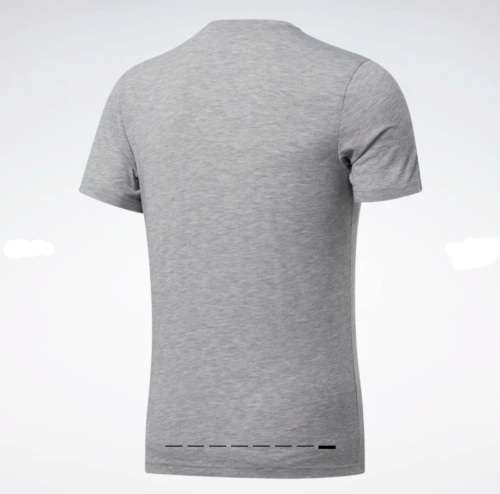 REEBOK Graphic Series Speedwick Tee Grey EW3849 - Size Medium