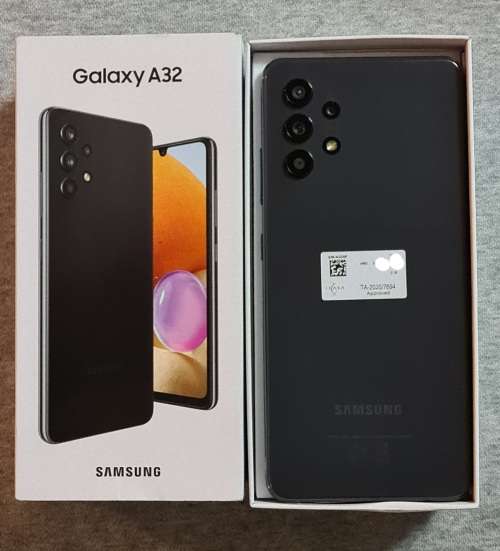 Brand New Samsung Galaxy A32 4G 128GB 2021 Single SIM - Awesome Black (Open Box)