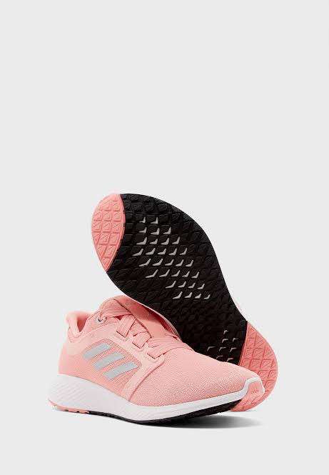 Women`s ADIDAS Edge Lux 3 Shoes Glow Pink/Silver Metallic/Cloud White EG1293 - Size 6