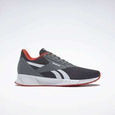 REEBOK Unisex Lite Plus 2.0 Running Shoe Pure Grey 6/True Grey 8/Dynamic Red FX1710 - Size 8