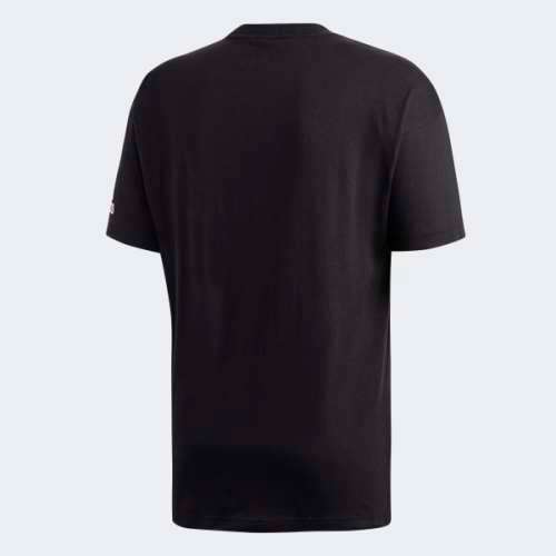 ADIDAS Men`s Must Have Plain Tee Black DT9908 - Size Large