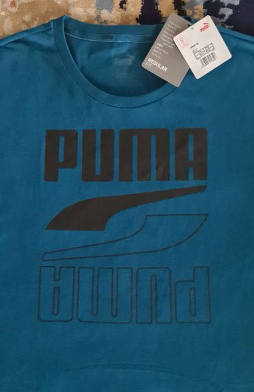 PUMA Men`s Rebel T-Shirt Digi-Blue 586997_36 - Size XXL (Double Extra Large)