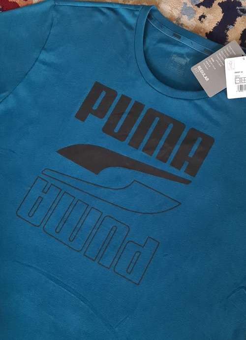 PUMA Men`s Rebel T-Shirt Digi-Blue 586997_36 - Size XXL (Double Extra Large)