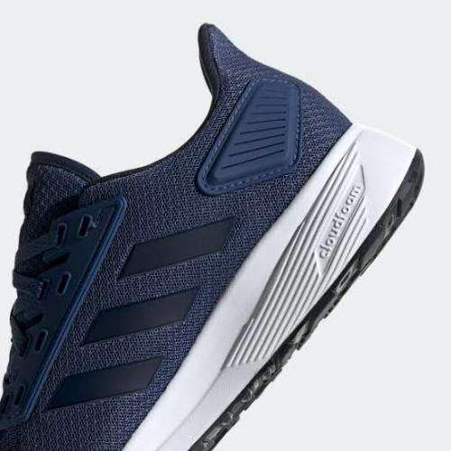 ADIDAS Men`s Duramo 9 Shoes Tech Indigo/Legenk Ink/Cloud White EG8661 - Size 9