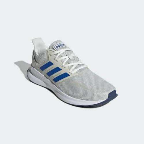 ADIDAS Men`s Runfalcon Shoes Orbit Grey/Royale Blue/ Tech Indigo EG8603 - Size 11