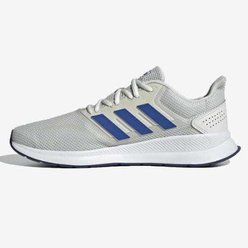 ADIDAS Men`s Runfalcon Shoes Orbit Grey/Royale Blue/ Tech Indigo EG8603 - Size 11