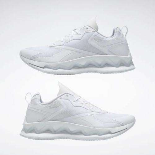 REEBOK Unisex ZIG Elusion Energy Shoes White/Dynamic Blue/White FV3842 - Size 9